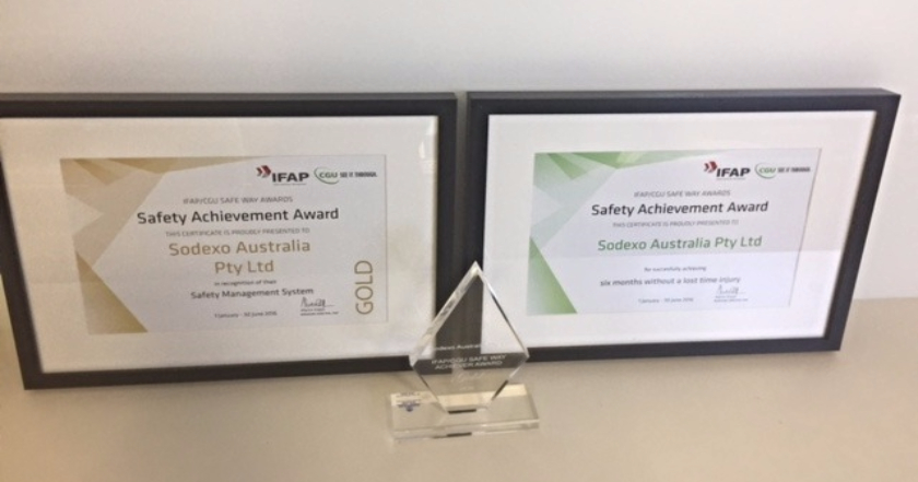 2016 IFAP Safe Way Gold Achiever Award