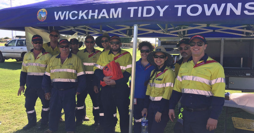 Sodexo Wickham Tidy Towns clean-up