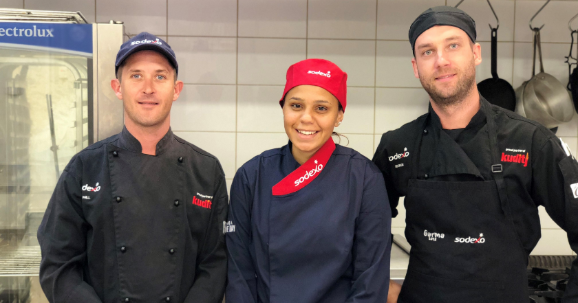 Apprentice Chef Tanika Warrell joins Sodexo Kuditj